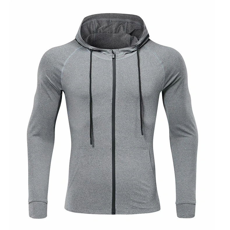 2022 Spring Thin Hooded Sports Jacket Men&prime;s Elastic Running