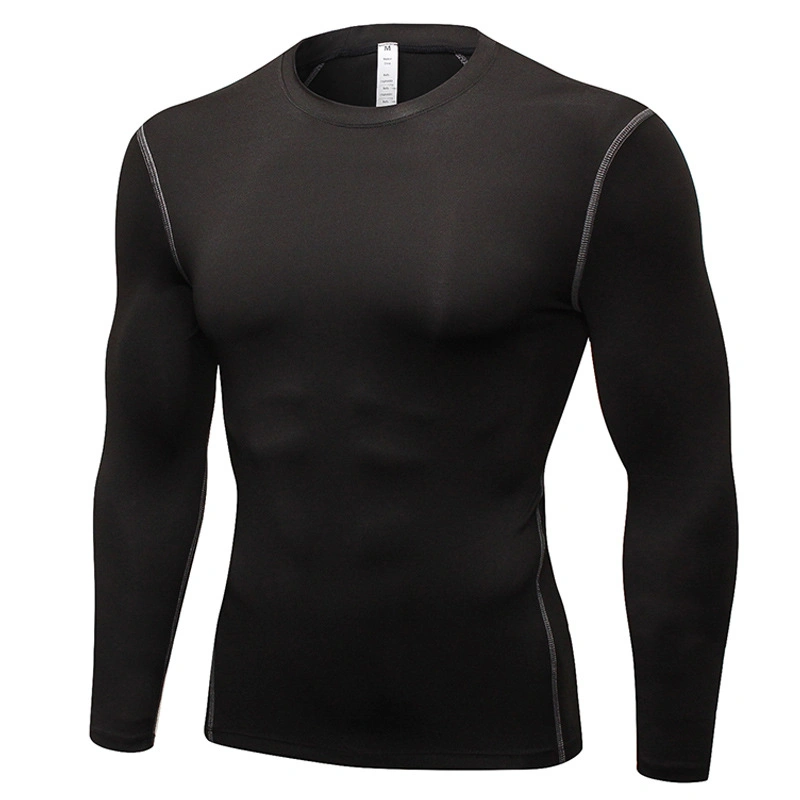 Men Compression Tops Running Gym Workout Sports Fitness Running Long Sleeves Dry-Fit Base Layer, Training Base Layer Thermal Long Sleeve Esg14451&quot;