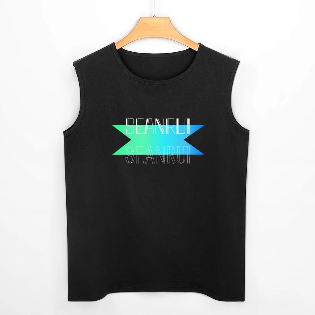 Sleeveless Men&prime;s T Shirts Dropped Armhole Cotton Tank Tops Plain Custom Gym Vests