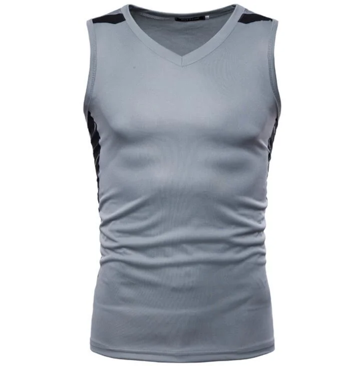 Lightweight Soft Cotton Spandex Men&prime;s Fashion Sports Gym Vest